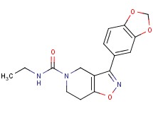 3-(1,3-benzodioxol-5-yl)-N-ethyl-6,7-dihydroisoxazolo[4,5-c]pyridine-5(4H)-carboxamide