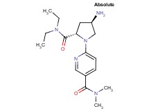 6-{(2S,4R)-4-amino-2-[(diethylamino)carbonyl]pyrrolidin-1-yl}-N,N-dimethylnicotinamide