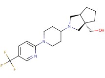 [(3aS*,6aS*)-2-{1-[5-(trifluoromethyl)pyridin-2-yl]piperidin-4-yl}hexahydrocyclopenta[c]pyrrol-3a(1H)-yl]methanol