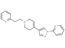 2-{4-[1-(2-pyridin-2-ylethyl)-1,2,3,6-tetrahydropyridin-4-yl]-1H-pyrazol-1-yl}pyridine