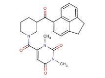 6-{[3-(1,2-dihydro-5-acenaphthylenylcarbonyl)-1-piperidinyl]carbonyl}-1,3-dimethyl-2,4(1H,3H)-pyrimidinedione