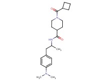 1-(cyclobutylcarbonyl)-N-{2-[4-(dimethylamino)phenyl]-1-methylethyl}-4-piperidinecarboxamide