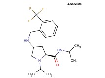 (4R)-N,1-diisopropyl-4-{[2-(trifluoromethyl)benzyl]amino}-L-prolinamide