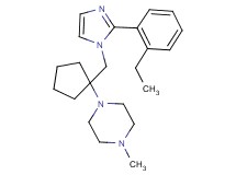 1-(1-{[2-(2-ethylphenyl)-1H-imidazol-1-yl]methyl}cyclopentyl)-4-methylpiperazine