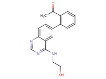 1-(2-{4-[(2-hydroxyethyl)amino]quinazolin-6-yl}phenyl)ethanone