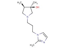 (3R*,4R*)-3,4-dimethyl-1-[3-(2-methyl-1H-imidazol-1-yl)propyl]-3-pyrrolidinol