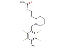 N-{2-[1-(2,3,5,6-tetrafluoro-4-methylbenzyl)-2-piperidinyl]ethyl}acetamide