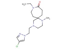 4-[2-(4-chloro-1H-pyrazol-1-yl)ethyl]-9-ethyl-1-methyl-1,4,9-triazaspiro[5.6]dodecan-10-one