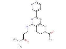 N~3~-(7-acetyl-2-pyridin-3-yl-5,6,7,8-tetrahydropyrido[3,4-d]pyrimidin-4-yl)-N~1~,N~1~-dimethyl-beta-alaninamide