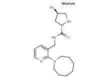 (4R)-N-[(2-azocan-1-ylpyridin-3-yl)methyl]-4-hydroxy-L-prolinamide