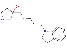 3-({[3-(2,3-dihydro-1H-indol-1-yl)propyl]amino}methyl)-3-pyrrolidinol dihydrochloride