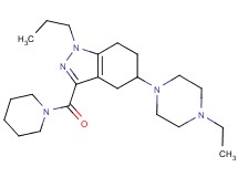 5-(4-ethyl-1-piperazinyl)-3-(1-piperidinylcarbonyl)-1-propyl-4,5,6,7-tetrahydro-1H-indazole
