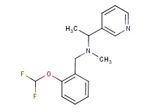N-[2-(difluoromethoxy)benzyl]-N-methyl-1-pyridin-3-ylethanamine
