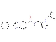 N-[(1-isobutyl-1H-imidazol-5-yl)methyl]-2-phenylimidazo[1,2-a]pyridine-6-carboxamide