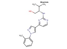 (2S)-3-methyl-2-({4-[1-(2-methylphenyl)-1H-pyrazol-4-yl]pyrimidin-2-yl}amino)butan-1-ol