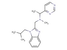 N-[(1-isobutyl-1H-benzimidazol-2-yl)methyl]-N-methyl-1-pyrimidin-4-ylethanamine