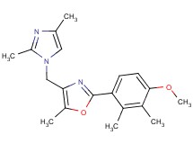 4-[(2,4-dimethyl-1H-imidazol-1-yl)methyl]-2-(4-methoxy-2,3-dimethylphenyl)-5-methyl-1,3-oxazole