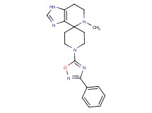 5-methyl-1'-(3-phenyl-1,2,4-oxadiazol-5-yl)-1,5,6,7-tetrahydrospiro[imidazo[4,5-c]pyridine-4,4'-piperidine]