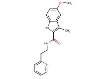 5-methoxy-3-methyl-N-(2-pyridin-2-ylethyl)-1H-indole-2-carboxamide