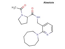 1-acetyl-N-{[2-(1-azocanyl)-3-pyridinyl]methyl}-L-prolinamide