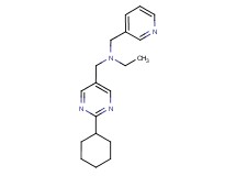 N-[(2-cyclohexylpyrimidin-5-yl)methyl]-N-(pyridin-3-ylmethyl)ethanamine