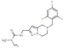 N,N-dimethyl-N'-{[5-(2,4,6-trifluorobenzyl)-4,5,6,7-tetrahydropyrazolo[1,5-a]pyrazin-2-yl]methyl}urea