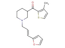 {1-[(2E)-3-(2-furyl)-2-propen-1-yl]-3-piperidinyl}(3-methyl-2-thienyl)methanone