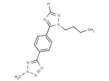 5-[4-(1-butyl-1H-1,2,4-triazol-5-yl)phenyl]-2-methyl-2H-tetrazole