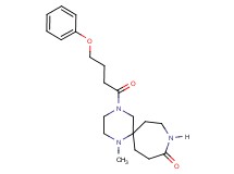 1-methyl-4-(4-phenoxybutanoyl)-1,4,9-triazaspiro[5.6]dodecan-10-one
