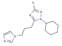 1-cyclohexyl-5-[3-(1H-imidazol-1-yl)propyl]-1H-1,2,4-triazole