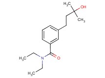 N,N-diethyl-3-(3-hydroxy-3-methylbutyl)benzamide