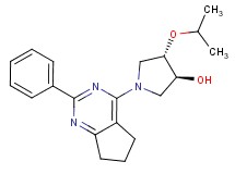 (3S*,4S*)-4-isopropoxy-1-(2-phenyl-6,7-dihydro-5H-cyclopenta[d]pyrimidin-4-yl)pyrrolidin-3-ol