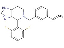 4-(2,6-difluorophenyl)-5-(3-vinylbenzyl)-4,5,6,7-tetrahydro-1H-imidazo[4,5-c]pyridine