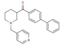 4-biphenylyl[1-(4-pyridinylmethyl)-3-piperidinyl]methanone