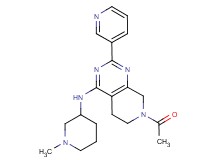 7-acetyl-N-(1-methylpiperidin-3-yl)-2-pyridin-3-yl-5,6,7,8-tetrahydropyrido[3,4-d]pyrimidin-4-amine