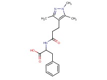 N-[3-(1,3,5-trimethyl-1H-pyrazol-4-yl)propanoyl]phenylalanine