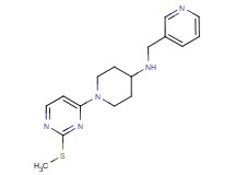1-[2-(methylthio)pyrimidin-4-yl]-N-(pyridin-3-ylmethyl)piperidin-4-amine