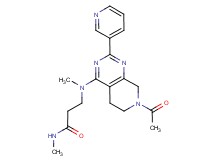 N~3~-(7-acetyl-2-pyridin-3-yl-5,6,7,8-tetrahydropyrido[3,4-d]pyrimidin-4-yl)-N~1~,N~3~-dimethyl-beta-alaninamide