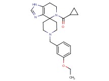 5-(cyclopropylcarbonyl)-1'-(3-ethoxybenzyl)-1,5,6,7-tetrahydrospiro[imidazo[4,5-c]pyridine-4,4'-piperidine]