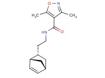 N-{2-[(1S*,2S*,4S*)-bicyclo[2.2.1]hept-5-en-2-yl]ethyl}-3,5-dimethyl-4-isoxazolecarboxamide