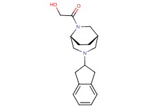 2-[(1S*,5R*)-3-(2,3-dihydro-1H-inden-2-yl)-3,6-diazabicyclo[3.2.2]non-6-yl]-2-oxoethanol