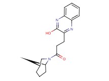 3-{3-[(1R*,5S*)-6-azabicyclo[3.2.1]oct-6-yl]-3-oxopropyl}-2-quinoxalinol