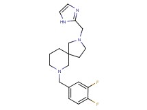 7-(3,4-difluorobenzyl)-2-(1H-imidazol-2-ylmethyl)-2,7-diazaspiro[4.5]decane