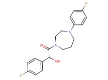 1-(4-fluorophenyl)-2-[4-(4-fluorophenyl)-1,4-diazepan-1-yl]-2-oxoethanol