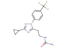 N-(2-{3-cyclopropyl-1-[4-(trifluoromethyl)phenyl]-1H-1,2,4-triazol-5-yl}ethyl)urea