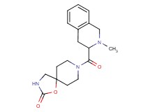 8-[(2-methyl-1,2,3,4-tetrahydroisoquinolin-3-yl)carbonyl]-1-oxa-3,8-diazaspiro[4.5]decan-2-one