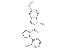 5-methoxy-1-methyl-2-{[2-(2-methylphenyl)-1-pyrrolidinyl]carbonyl}-1H-indole