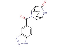 (1S*,5R*)-3-(1H-1,2,3-benzotriazol-5-ylcarbonyl)-3,9-diazabicyclo[3.3.2]decan-10-one
