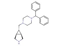 rel-(1R,5S,6r)-6-{[4-(diphenylmethyl)-1-piperazinyl]methyl}-3-azabicyclo[3.1.0]hexane dihydrochloride