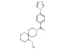 9-[4-(1H-imidazol-1-yl)benzoyl]-5-methoxy-1-oxa-9-azaspiro[5.5]undecane